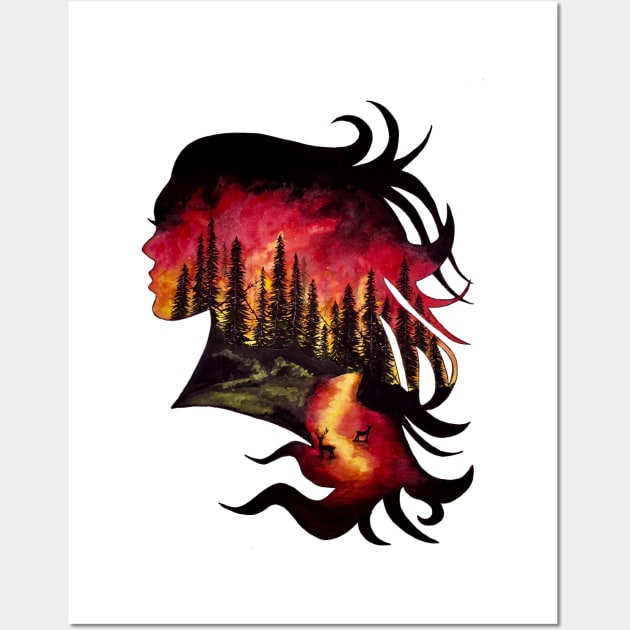 Wildfire Wall Art by Whettpaint